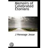 Memoirs Of Celebrated Etonians door John Heneage Jesse