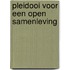 Pleidooi voor een open samenleving