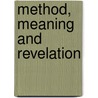 Method, Meaning And Revelation by Neil Ormerod