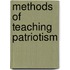 Methods Of Teaching Patriotism