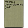 Motion 4 Quick-Reference Guide door Jem Schofield