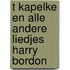 t Kapelke en alle andere liedjes  Harry Bordon