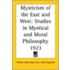Mysticism Of The East And West