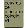 Oeuvres De Monsieur Boindin V1 by Nicolas Boindin