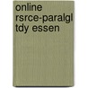 Online Rsrce-Paralgl Tdy Essen by Miller