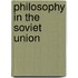 Philosophy In The Soviet Union