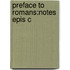 Preface To Romans:notes Epis C