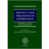 Privacy & Freedom Expression P door Richard Clayton