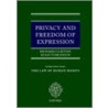 Privacy & Freedom Expression P by Richard Clayton