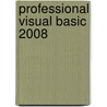 Professional Visual Basic 2008 door Kent Sharkey