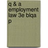 Q & A Employment Law 3e Blqa P by Richard Benny