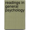 Readings in General Psychology door Paul Halmos