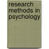 Research Methods In Psychology