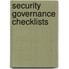Security Governance Checklists by Fred Cohen
