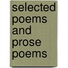 Selected Poems And Prose Poems door Kirby Congdon