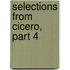 Selections From Cicero, Part 4
