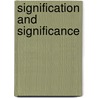 Signification And Significance by Charles Morris