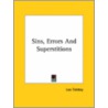 Sins, Errors And Superstitions door Leo Tolstoy
