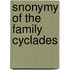 Snonymy of the Family Cyclades