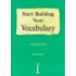 Start Building Your Vocabulary