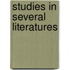 Studies In Several Literatures door Harry Thurston Peck