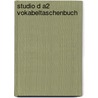 Studio D A2 Vokabeltaschenbuch door Hermann Funk