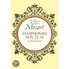 Symphonies 22-34 In Full Score door Wolfgang Amadeus Mozart