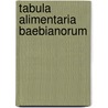 Tabula Alimentaria Baebianorum door Wilhelm Henzen