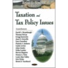 Taxation And Tax Policy Issues door Onbekend
