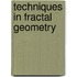 Techniques in Fractal Geometry
