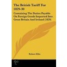 The British Tariff For 1829-30 by Robert Ellis