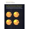 Quality in Statistics Education door P.S. Verhoeven