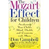 The Mozart Effect for Children by Don Campbell
