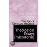 Theological Essays [Microform] door John Frederick Denison Maurice