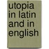 Utopia In Latin And In English