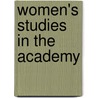 Women's Studies in the Academy door Robyn Rosen