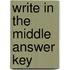 Write In The Middle Answer Key