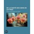 de La Sant Des Gens de Lettres