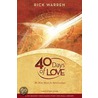 40 Days Of Love Dvd Study Guide door Sr Rick Warren