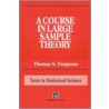 A Course in Large Sample Theory door Thomas Shelburne Ferguson