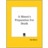 A Mason's Preparation For Death