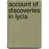 Account of Discoveries in Lycia