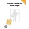 Acoustic Guitar Tab White Pages door Hal Leonard