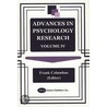 Advances In Psychology Research door Onbekend
