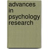 Advances In Psychology Research door Onbekend