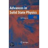 Advances In Solid State Physics door Onbekend