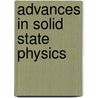 Advances In Solid State Physics door Onbekend