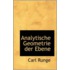 Analytische Geometrie Der Ebene