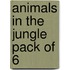 Animals In The Jungle Pack Of 6