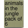 Animals In The Jungle Pack Of 6 door Anthony Robinson